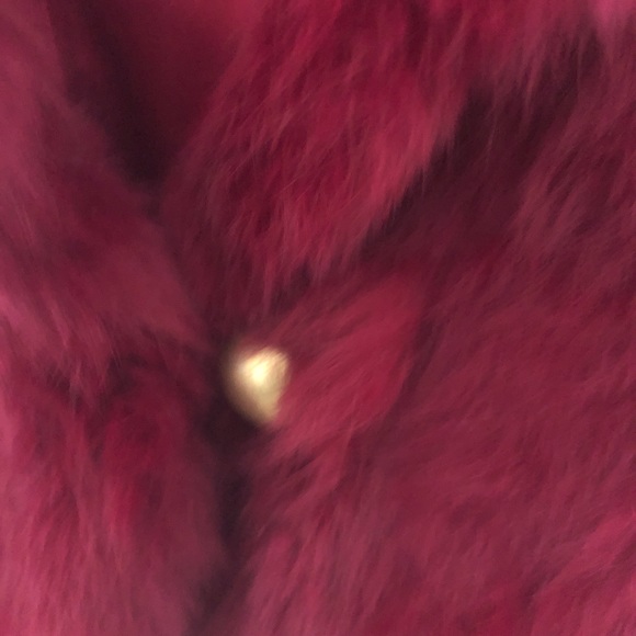DKNY Rabbit Fur Jacket - Picture 2 of 6